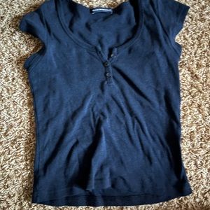 Blue brandy melville shirt